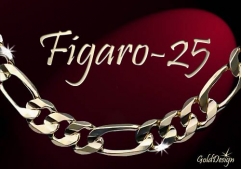 Figaro 25 - řetízek zlacený